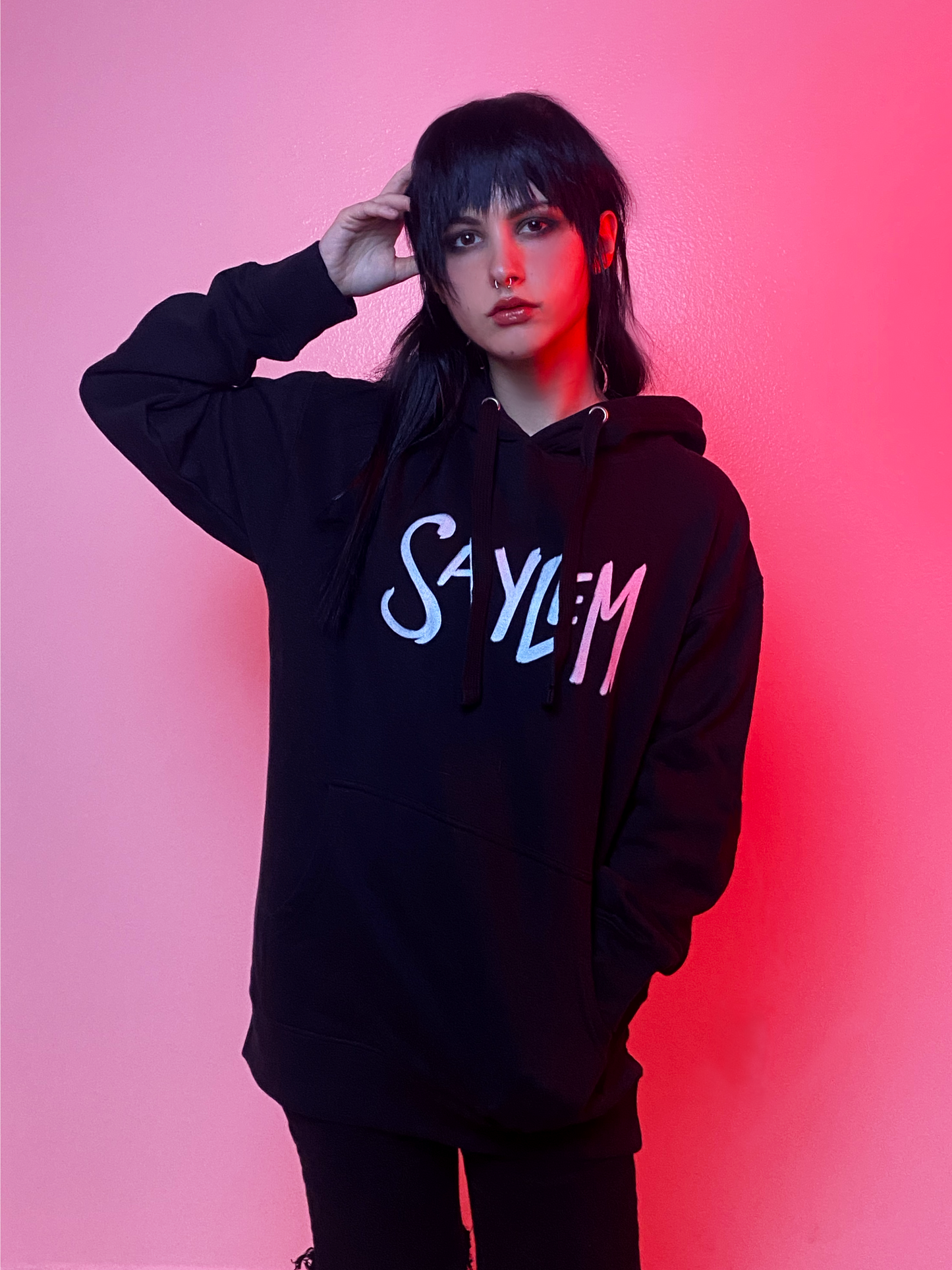 Saylem Handwritten Logo Hoodie