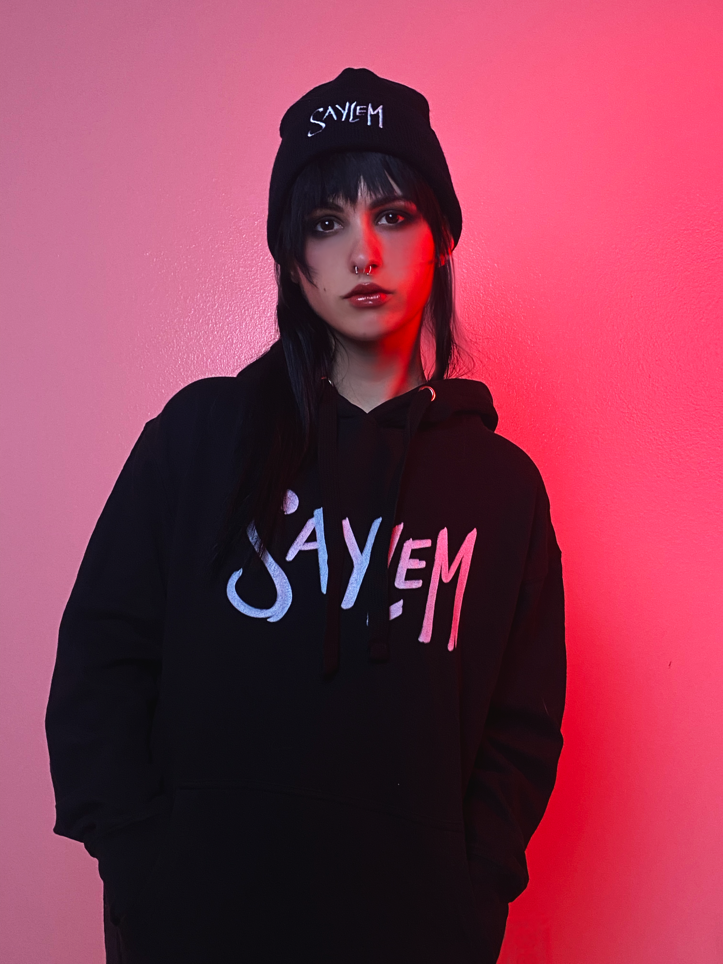Saylem Handwritten Logo Beanie