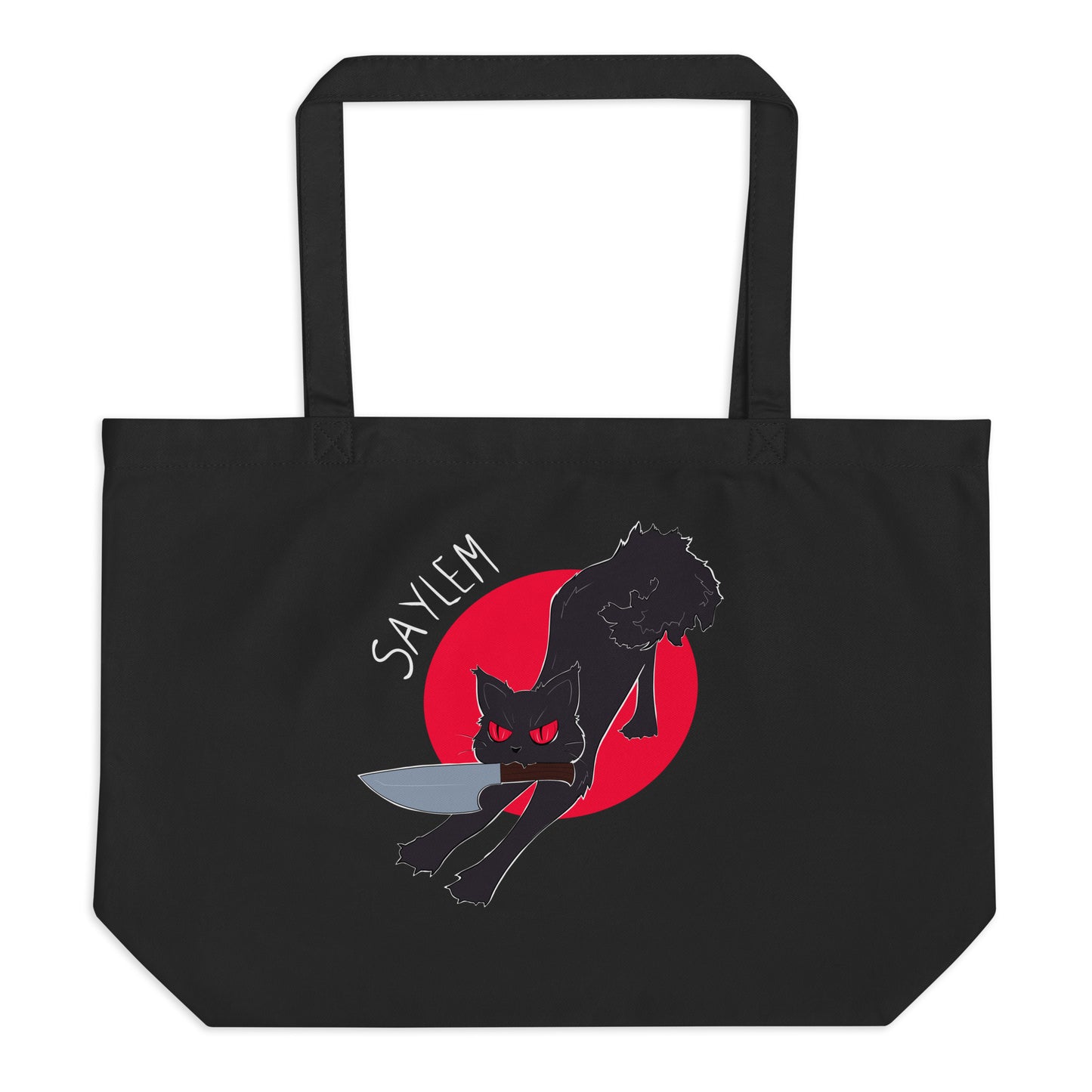 Saylem Murder Kitten Tote Bag